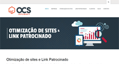 Desktop Screenshot of ocsinternet.com.br